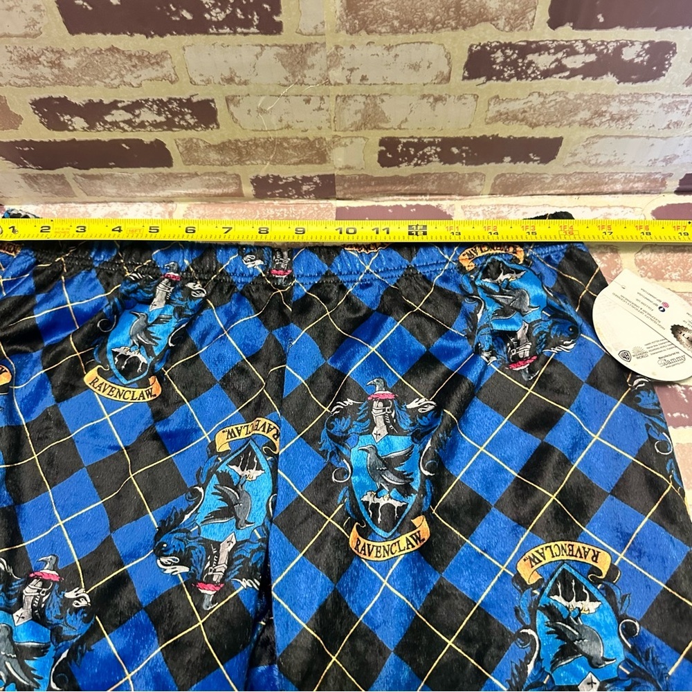 Harry Potter Men’s Pajama Bottoms - Blue and Black Pattern size XL - Picture 9 of 13